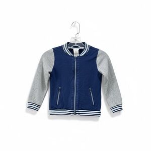 6/20🥳 Aspen Kids Navy & Grey Varsity Jacket – Size 4T